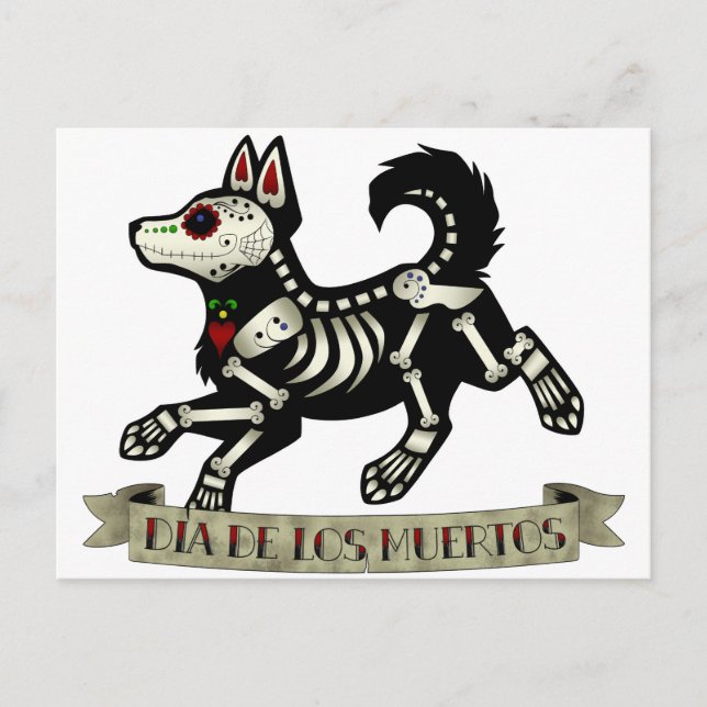 Tag des Toten Welpen Postkarte (Vorderseite)