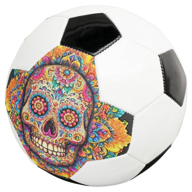 Tag des Toten Zuckerschädels Fußball (Dreiviertel)