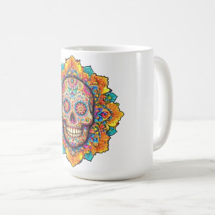 Tag des Toten Zuckerschädels Kaffeetasse