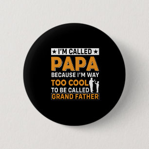 Tag des Vaters Ich werde Papa genannt Button