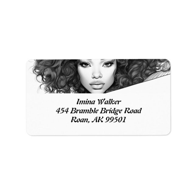 Tag: Diva-ish Delights Label Adressaufkleber (Vorne)