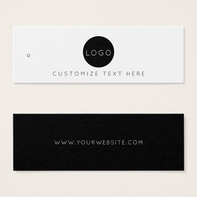 Tag für das Logo für Unternehmen (Vorne & Hinten)