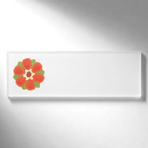 Tag für den Namen der Blume Namenschild
