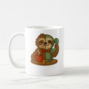 Tag für den Übergang von Tag zu Nacht � Stickerei Kaffeetasse