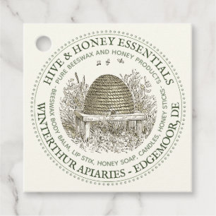 Tag für Honey Gift Baskets und Tragetaschen Hive Geschenkanhänger