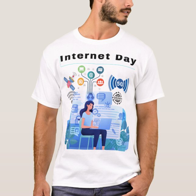Tag Internet T-Shirt (Vorderseite)