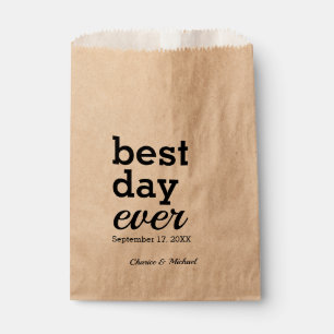 Tag je Personalisierter Name Datum Hochzeit Lecker Geschenktütchen