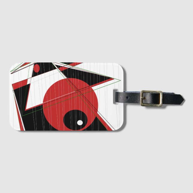 Tag mit dem roten Auge Gepäckanhänger (Vorderseite (Horizontal))