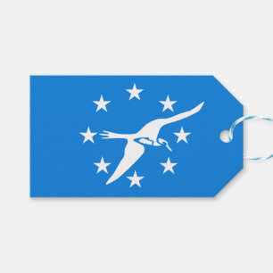 Tag mit der Flagge von Corpus Christi City, USA Geschenkanhänger