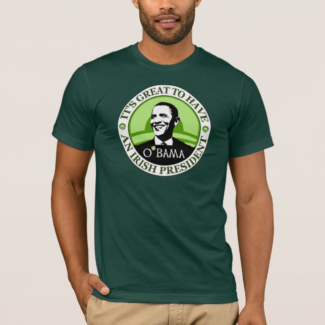 Tag Obama St Patrick T-Shirt (Vorderseite)