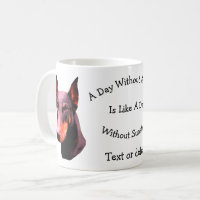 Tag ohne Dobermann Doberman Personalisiert