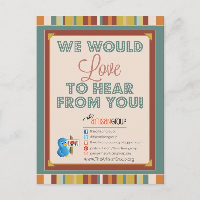 TAG-Oscars Presse Postkarte (Vorderseite)