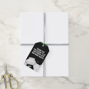 Tag pour les fans de football étiquette cadeau