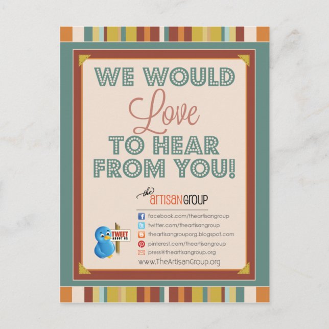 TAG Press Postcard Postkarte (Vorderseite)