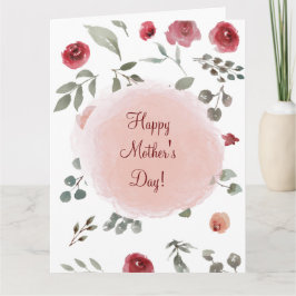 TAG (ROSE) DER MUTTER-KARTE KARTE