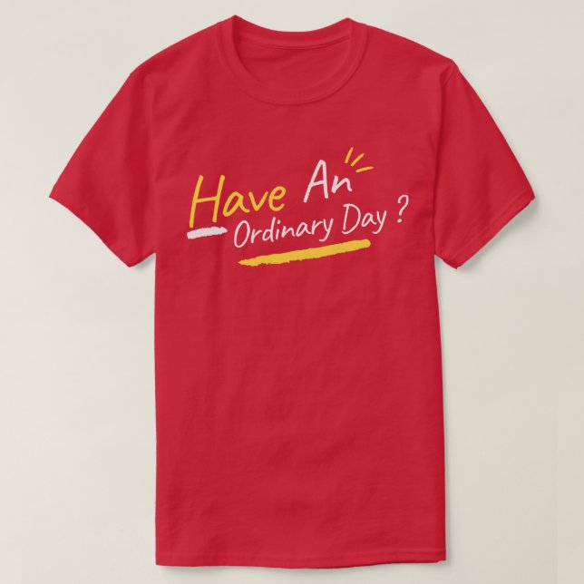 Tag T-Shirt (Design vorne)