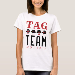 Tag Team Singing Singer Barbershop Quartett T-Shirt