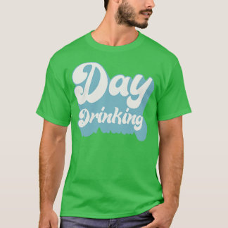 Tag trinken Typografie Booze Lover Design T-Shirt