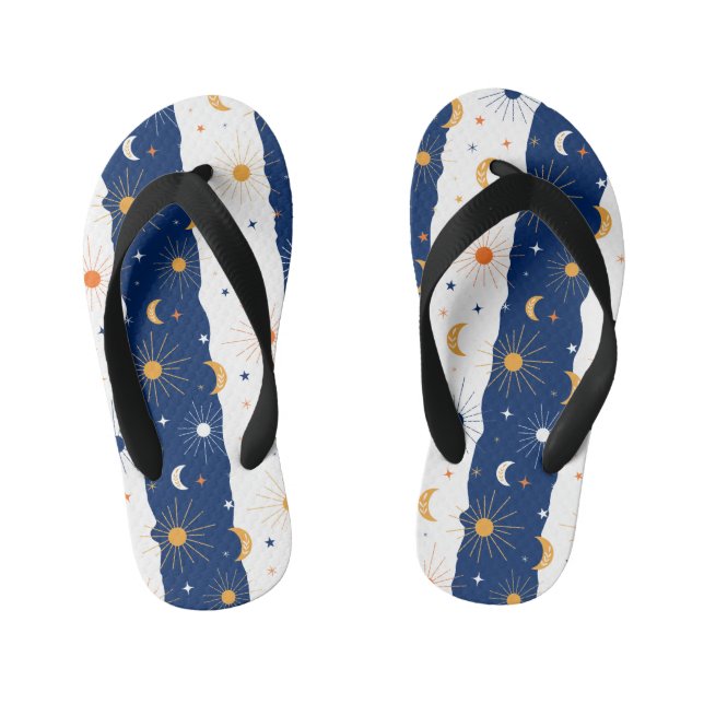 Tag und Nacht Kinderbadesandalen (Fußbett)