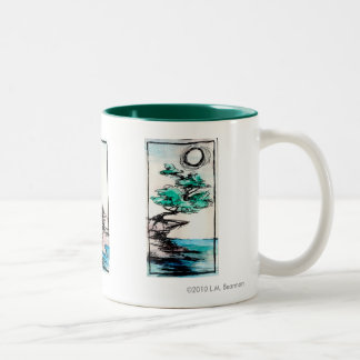 Tag und Nacht Zweifarbige Tasse