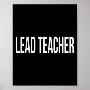 Tag und Woche der Wertschätzung für leitende Lehre Poster