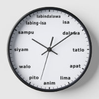 Tagalog Filipino Uhrzeitzähler