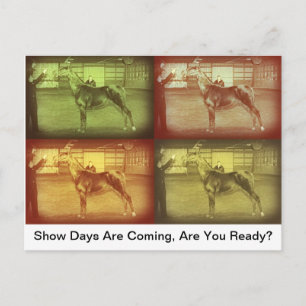 Tage anzeigen postkarte