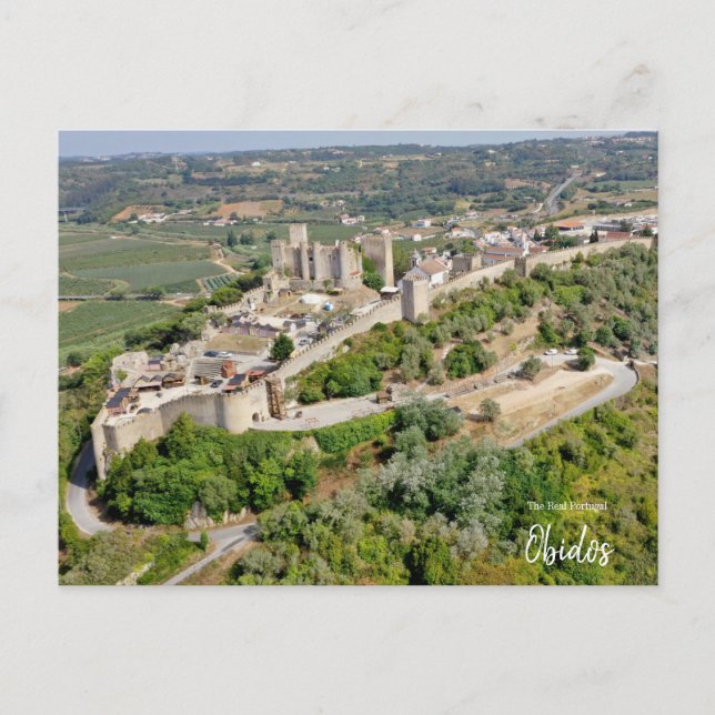 Tage der Ritter - Obidos Portugal Postkarte (Vorderseite)