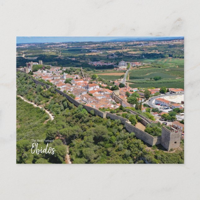Tage der Ritter - Obidos Portugal Postkarte (Vorderseite)