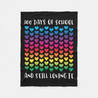 Tage der Schule und immer noch lieben es Regenboge Fleecedecke