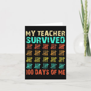 Tage der Schulkinder 100. Schulkostüm 3 Karte