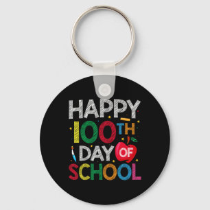 Tage der Schullehrer und Kinder glücklich 100. Schlüsselanhänger