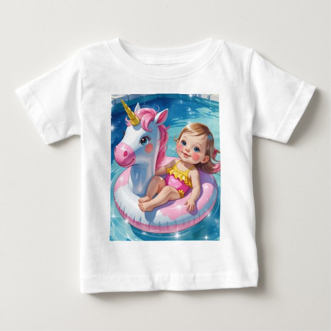 Tage der Schwimmbecken Baby T-shirt (Vorderseite)