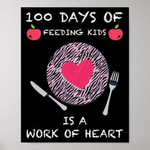 Tage des Fütternd Kinder ist ein Werk des Herzens  Poster