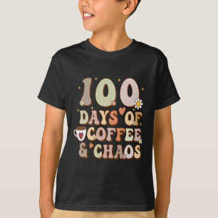 Tage des Kaffees und Chaos 100. Schultag T-Shirt