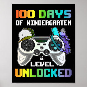 Tage des Kindergarten-Spielervideospiels Poster