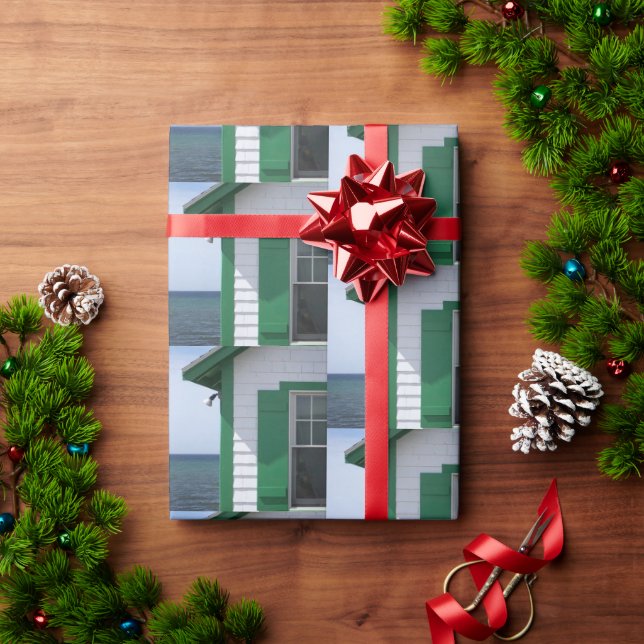 Tage Hütten Umschlagpapier "Grüne Umwelt" Geschenkpapier (Feiertagsgeschenk)