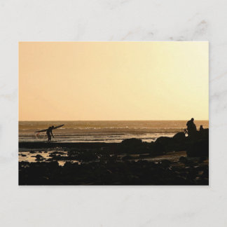 Tage Surfen Postkarte