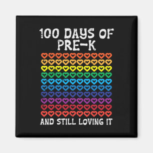 Tage vor der KI Liebe Hört 100. Tag der Schule Ki Magnet