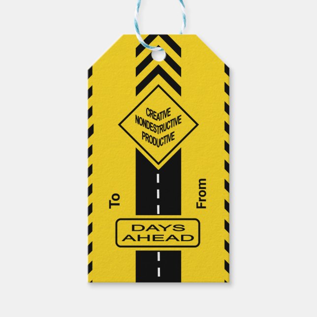 Tage vor geschenkanhänger (Vorderseite)