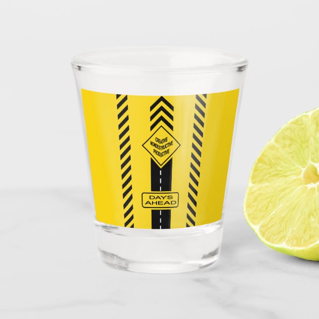 Tage vor schnapsglas (Vorderseite)