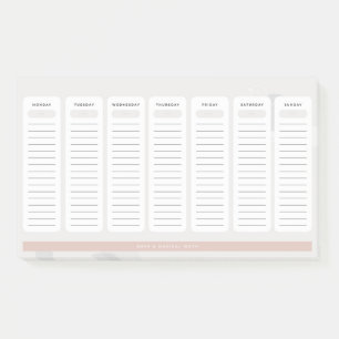 Tagesaufgabe Post-it Klebezettel