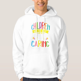 Tagesbetreuer Gekümmert Kinderbetreuung Kinderwage Hoodie