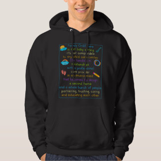 Tagesbetreuer Kinderbetreuung Kinderbetreuung Kind Hoodie