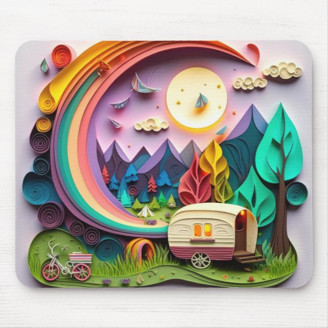 Tagescamping Mousepad (Vorne)