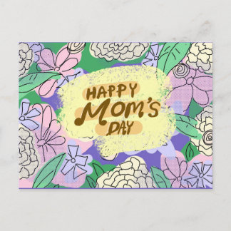 Tagesdesign der Mutter Postkarte