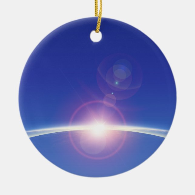 Tagesfeier Keramik Ornament (Vorne)