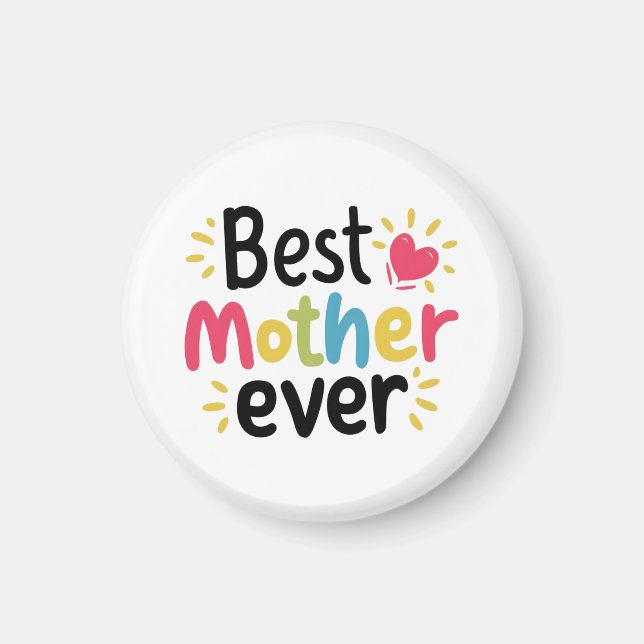 Tagesgeschenk der besten Mütter Magnet (Vorne)