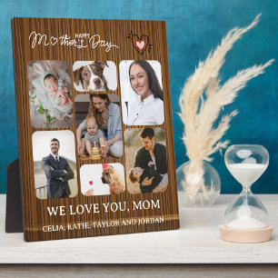 Tagesgeschenk der personalisierten Mama: 7-Foto-Co Fotoplatte