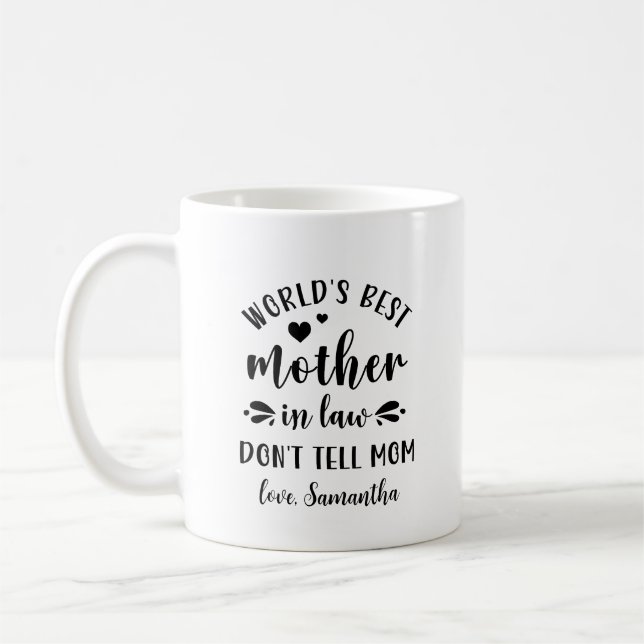 Tagesgeschenk für die beste Mutter der Juristen Kaffeetasse (Links)